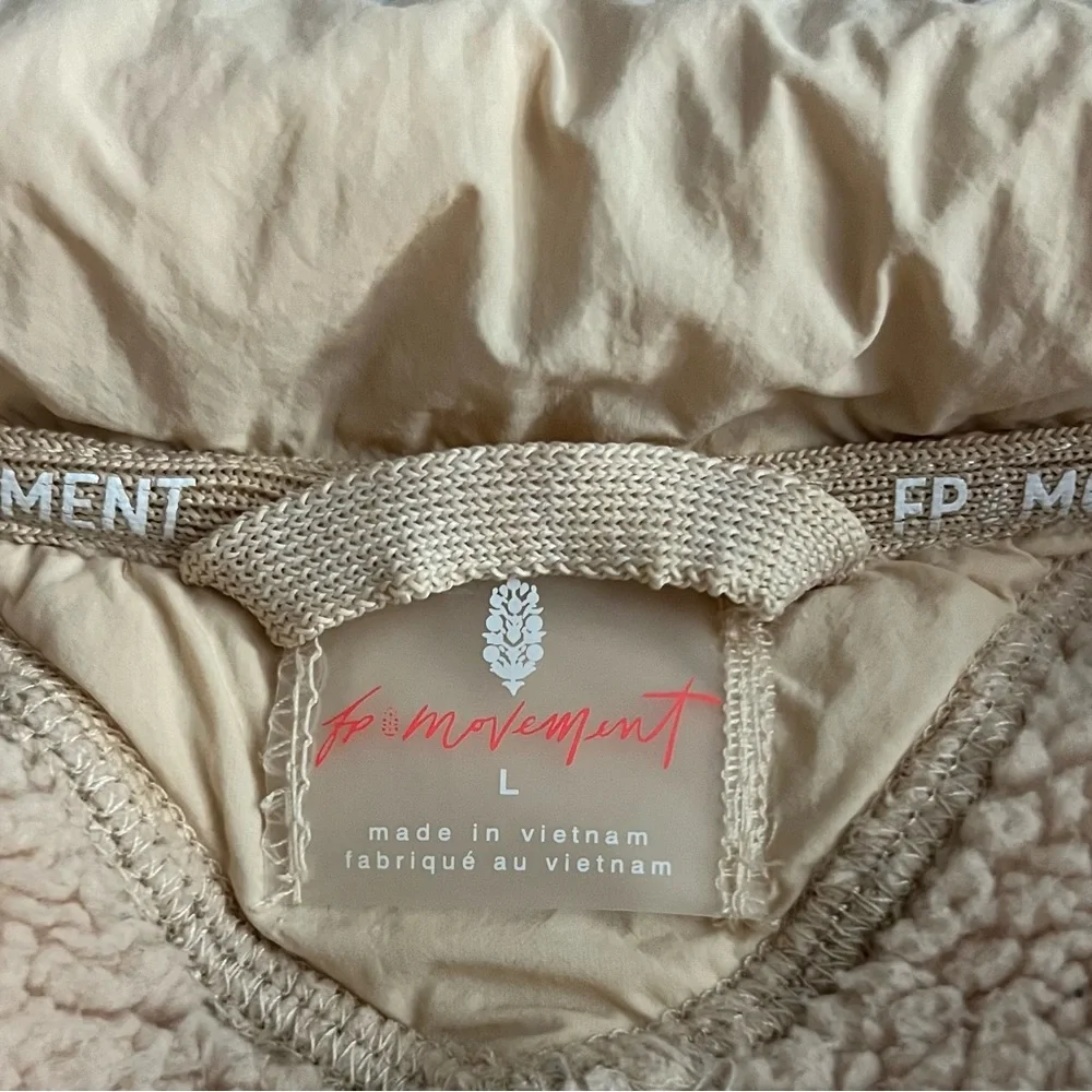 Free People Movement Viewpoint Midi Fleece Pink Pearl - Picture 4 of 11